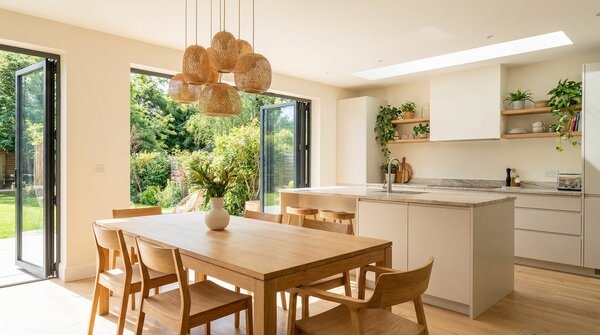 Zero VOC interior paint finish in bedroom or study